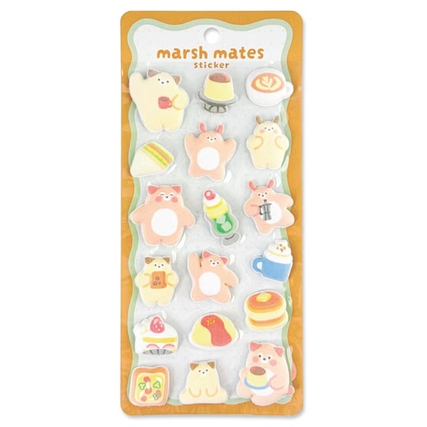 Các mẫu Sticker 3D puff 