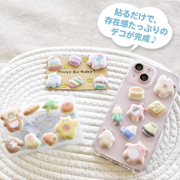 Các mẫu Sticker 3D puff 