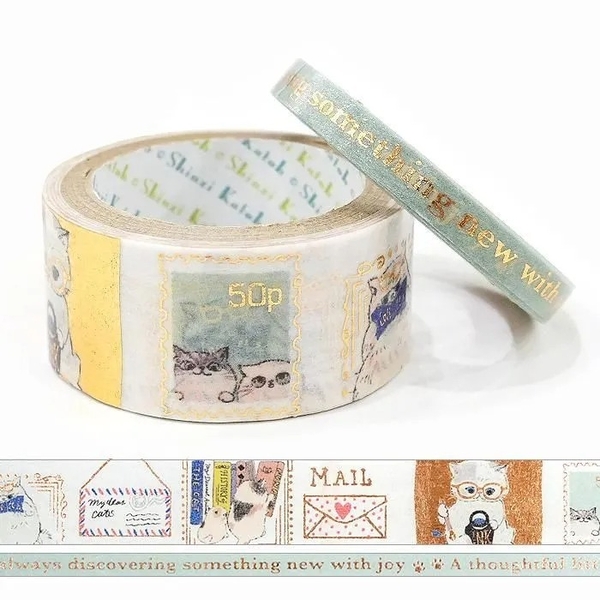 Các mẫu washi tape có nhũ series 