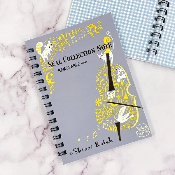 Sổ trữ sticker | Bìa còng | Giấy dày có lớp cán bóng | Hãng Shinzi Katoh