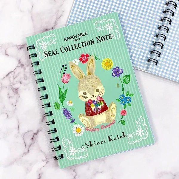 Sổ trữ sticker | Bìa còng | Giấy dày có lớp cán bóng | Hãng Shinzi Katoh