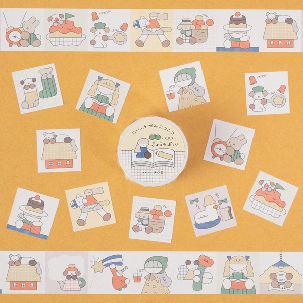 [Full Cuộn] Các mẫu Note cuộn mini Icon Size (Sticky Rolls) | Chính hãng Tegamisha Nhật Bản