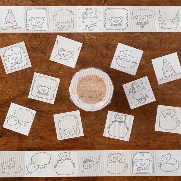 [Full Cuộn] Các mẫu Note cuộn mini Icon Size (Sticky Rolls) | Chính hãng Tegamisha Nhật Bản