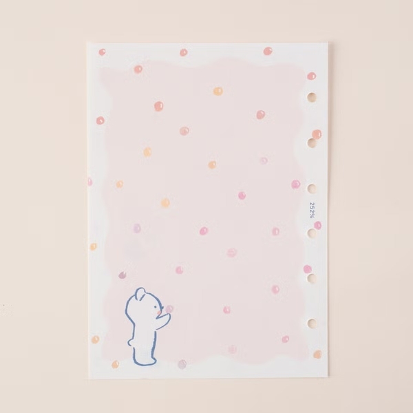 [Chiết 5 tờ] Giấy Ring Binder Refill | hãng Tegamisha