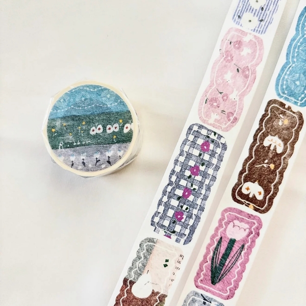 Các mẫu chiết lẻ Washi Tape hãng Pion 2025 | nhập chính ngạch