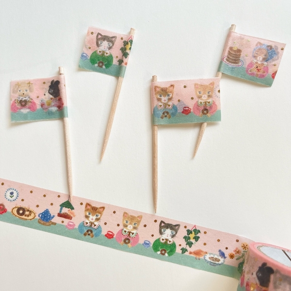 Chiết chu kì 1 m | các mẫu washi nhũ hãng Cozyca Nhật Bản