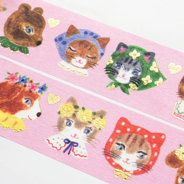 Chiết chu kì 1 m | các mẫu washi nhũ hãng Cozyca Nhật Bản