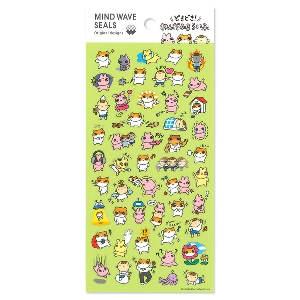 Các mẫu sticker Mindwave Nhân vật cư tê Hitokoto Soeru | chất PET
