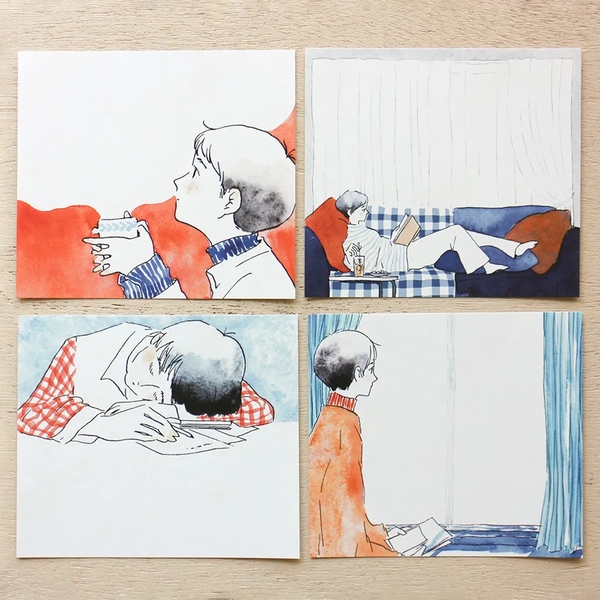 Chiết 8 tờ | các mẫu giấy note vuông hãng Cozyca | hàng nhập chính hãng
