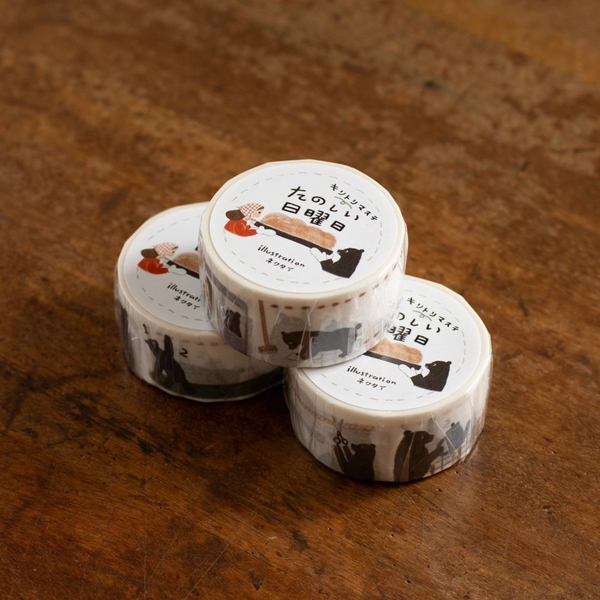 [Full cuộn] Các mẫu washi tape cắt sẵn (Kiritori) | Chính hãng Tegamisha