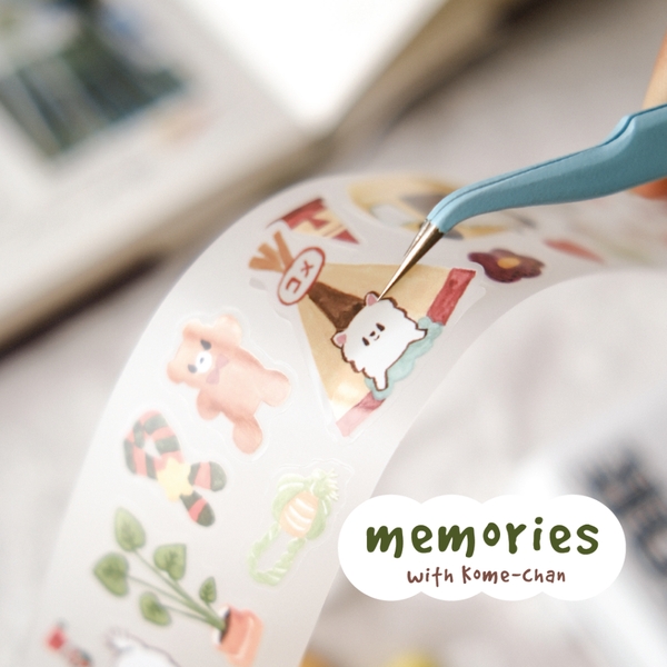 PET Tape Stickers - hình dán bế viền sẵn 