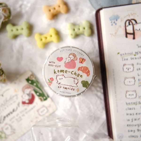 [Full cuộn] Các mẫu PET Tape stickers original nhà teayoushop