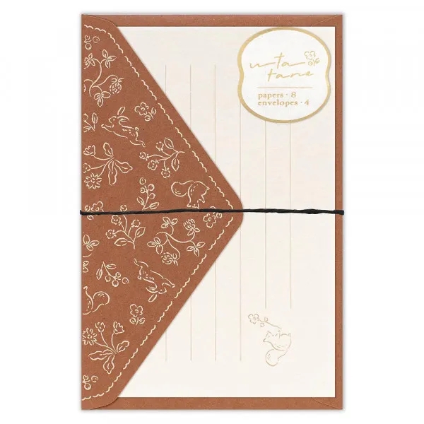 Set giấy viết thư Mini Series Utatane | Hãng NB Nhật Bản
