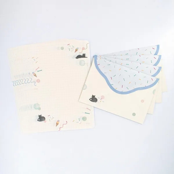 Set Giấy Viết Thư Mini Series Nuku - Awairo | Hãng NB Nhật Bản