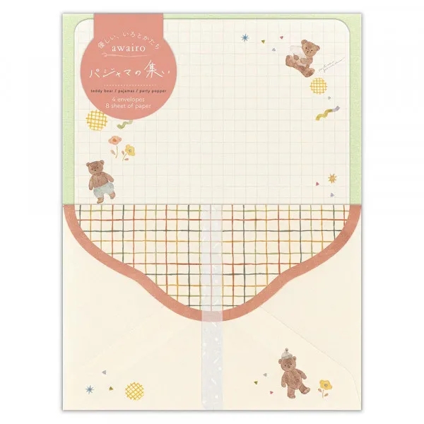 Set Giấy Viết Thư Mini Series Nuku - Awairo | Hãng NB Nhật Bản