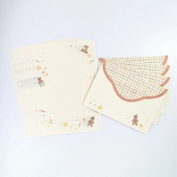 Set Giấy Viết Thư Mini Series Nuku - Awairo | Hãng NB Nhật Bản