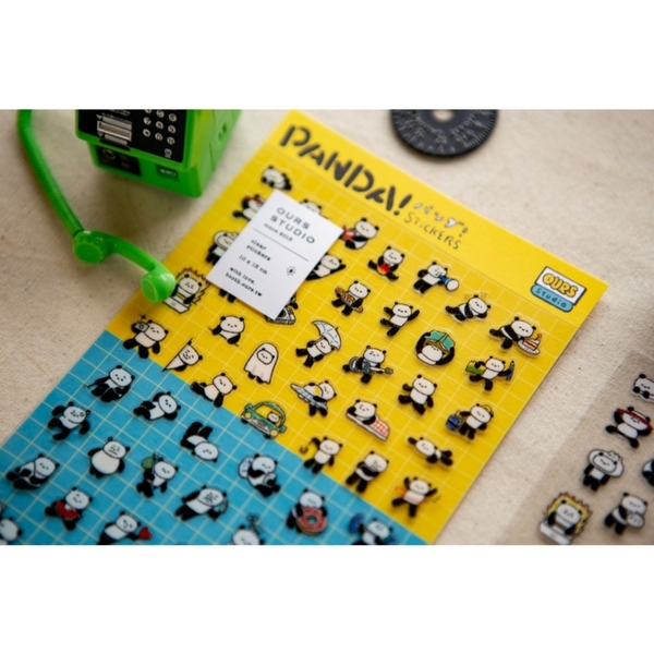Sticker Sheet PANDA!PANDA! | Hãng OURS