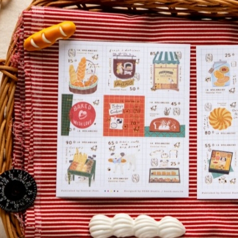 Chiết lẻ 1 tờ các mẫu Stamp Stickers hãng OURS 2026 | Nhập chính hãng