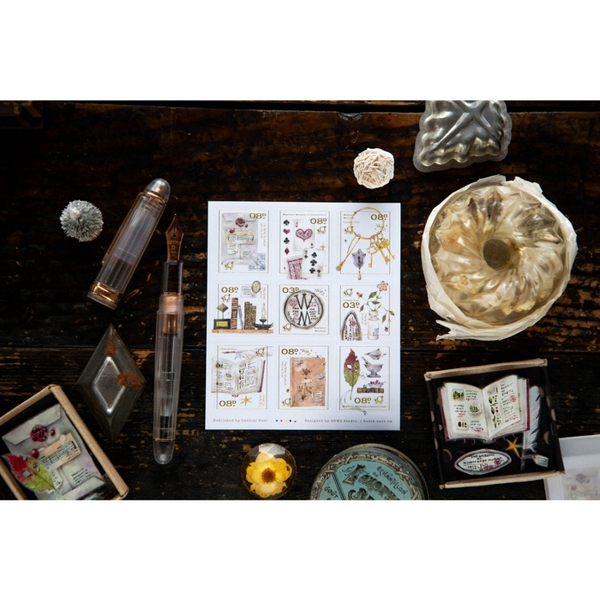 Chiết lẻ 1 tờ các mẫu Stamp Stickers hãng OURS 2026 | Nhập chính hãng
