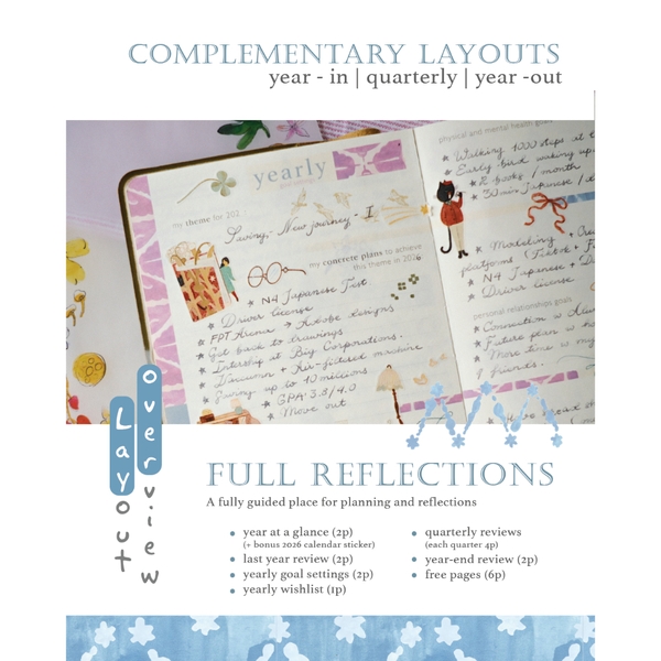 Planner 2026 | A Book of Tea | Sổ kế hoạch | Original by teayou