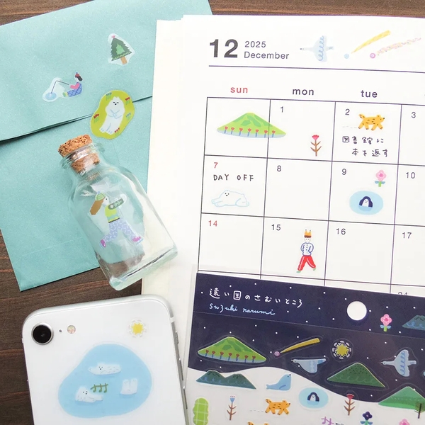 Các mẫu Sticker Cozyca chất PET  size lớn | Chính hãng Cozyca Nhật Bản