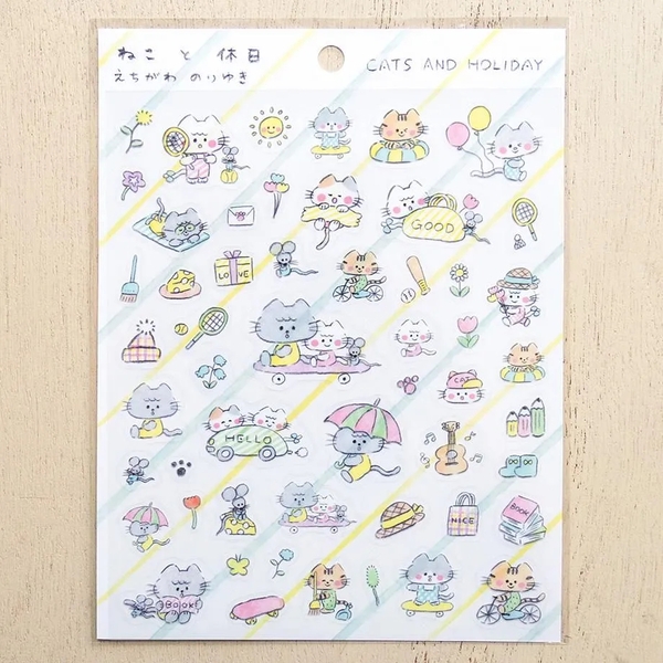 Các mẫu Sticker Cozyca chất PET  size lớn | Chính hãng Cozyca Nhật Bản