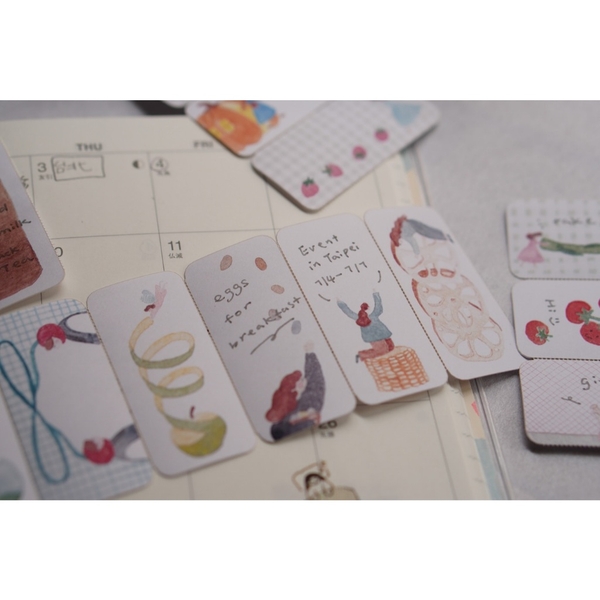 [Chiết lẻ 20 tờ] “Farmers Market” Sticker Roll | Hãng Ivy Snow
