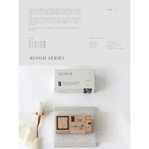 Các mẫu stamp Nyret - Vol 7 The Bloom Series III