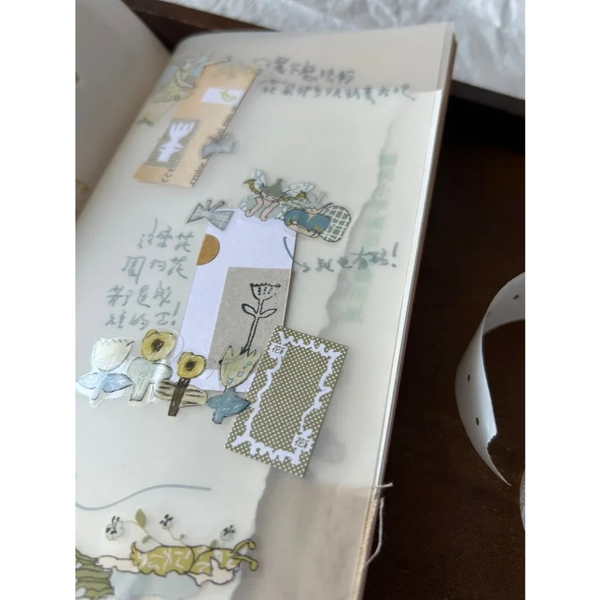 Các mẫu sticker mini dạng tem giá 