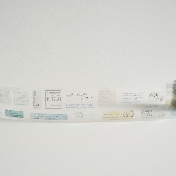 Chiết 1 mét các mẫu clear PET tape hãng Yohaku | Nhập từ Sapporo Nhật bản