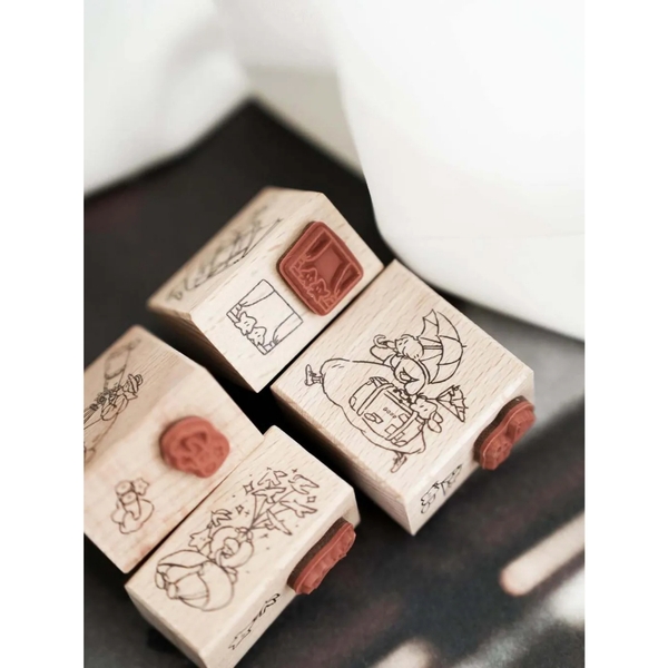 [Set và tách Set] Các mẫu stamp 2 mặt series Among Star | hãng Yamadoro
