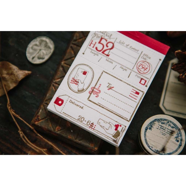 [Chiết 10 tờ] Các mẫu Letterpress note | Hãng OURS
