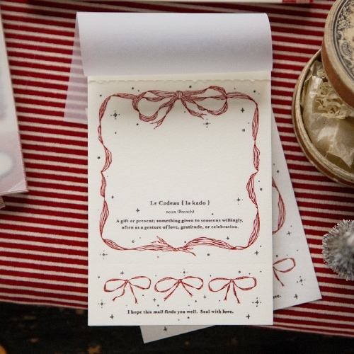 [Chiết 10 tờ] Các mẫu Letterpress note | Hãng OURS