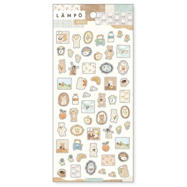 Sticker sheet Lampo Sticker Mini hãng Mindwave - Nhật Bản