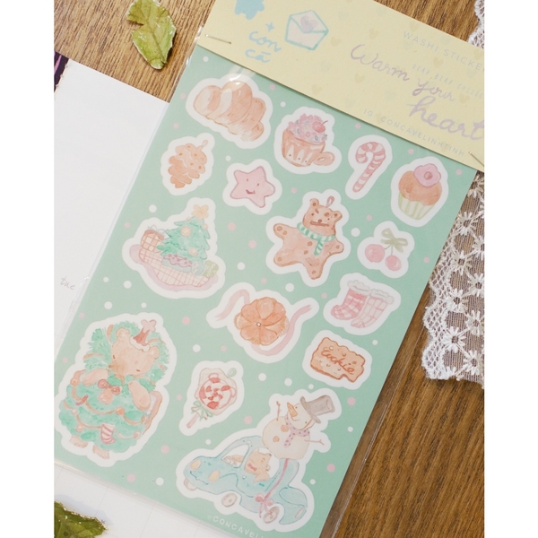 Các mẫu sticker Washi 