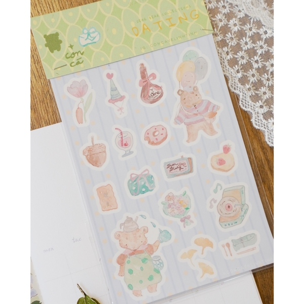 Các mẫu sticker Washi 