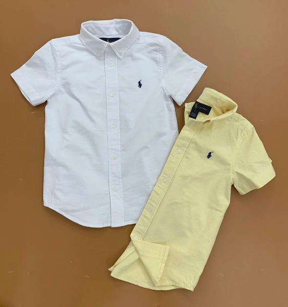 Áo sơ mi RL trắng - size 2y