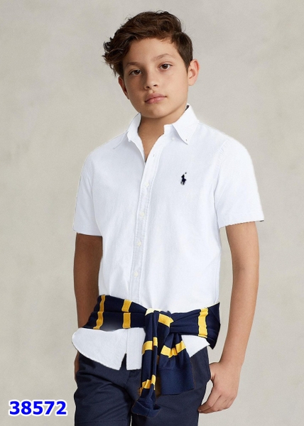 Áo sơ mi RL trắng - size 2y