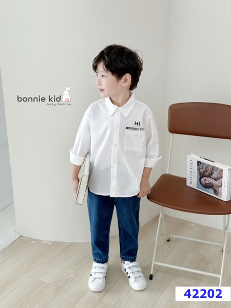 Set Bonnie sơmi trắng, quần jean