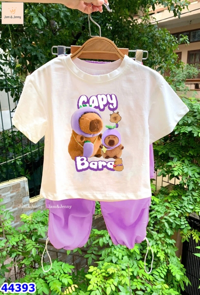 Set bộ J&J trắng Capybara