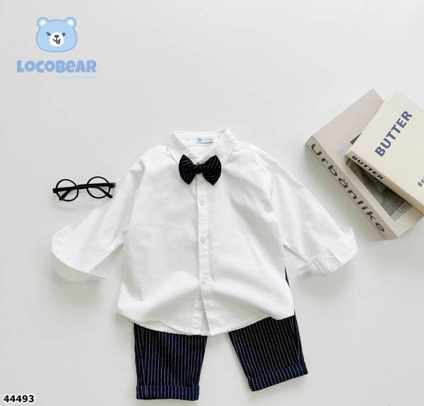 Set gile dài 4 món sọc đen - size 120