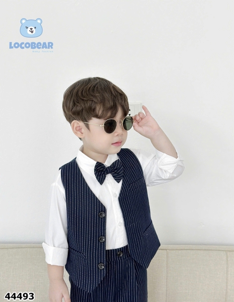 Set gile dài 4 món sọc đen - size 120