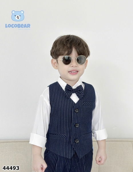 Set gile dài 4 món sọc đen - size 120