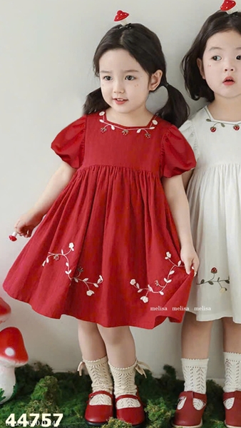 Đầm Melisa đỏ dâu