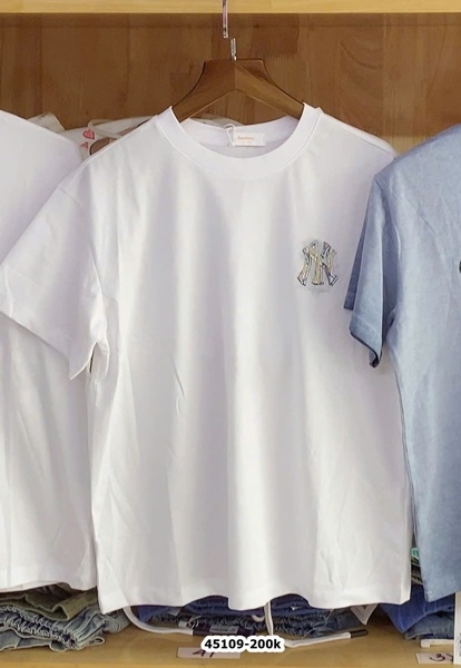 Áo thun Babino trắng Logo Ny