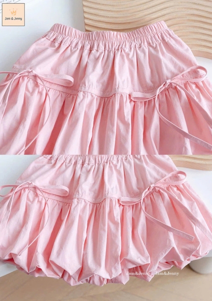 Chân váy bí J&J hồng