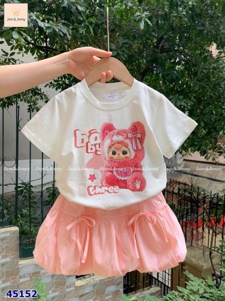 Set J&J trắng Baby3 gấu