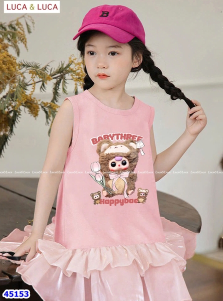 Đầm Luca hồng Baby3