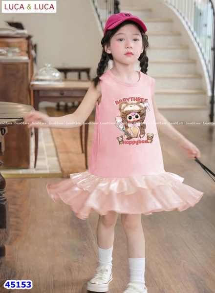 Đầm Luca hồng Baby3