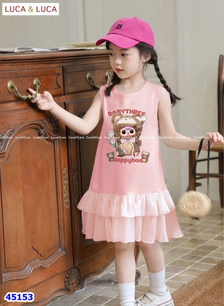 Đầm Luca hồng Baby3